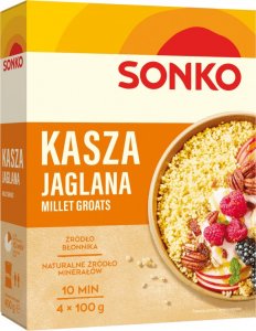 SONKO Sonko Kasza jaglana 400 g (4 x 100 g) 1