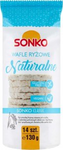 SONKO Sonko Classic Wafle ryżowe naturalne 130 g (14 sztuk) 1