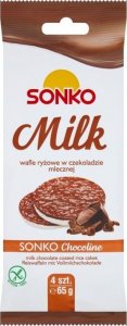 SONKO Sonko Wafle ryżowe w czekoladzie mlecznej 65 g (4 sztuki) 1
