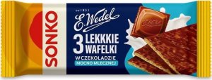 SONKO Sonko 3 lekkie wafelki w czekoladzie mlecznej E.Wedel 36 g 1