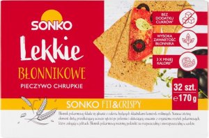 SONKO Sonko Pieczywo chrupkie Lekkie błonnikowe 170 g (32 sztuki) 1