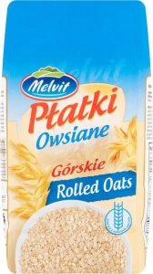 Melvit Melvit Płatki owsiane górskie 500 g 1