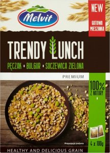 Melvit Melvit Premium Trendy Lunch pęczak bulgur soczewica zielona 400 g (4 torebki) 1
