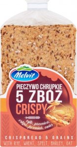 Melvit Melvit Crispy Pieczywo chrupkie 5 zbóż 130 g 1