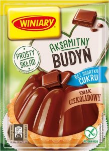 WINIARY Winiary Budyń bez dodatku cukru smak czekoladowy 38 g 1