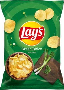 LAYs Lay's Chipsy ziemniaczane o smaku zielonej cebulki 40 g 1