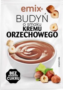 Emix Emix Budyń o smaku kremu orzechowego bez cukru 40 g 1