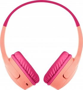 Słuchawki Belkin SoundForm Mini v3 (AUD002BTPKV3) różowe 2