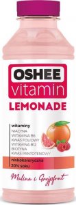 Oshee OSHEE Vitamin Lemonade malina - grejpfrut 555 ml 1