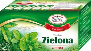 MALWA Malwa Herbata Zielona z miętą 40 g (20 x 2 g) 1