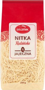 Goldmak Goldmak Makaron nitka Rędzińska 4-jajeczna 250 g 1