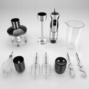 Blender Lehmann BLENDER WIELOFUNKCYJNY RĘCZNY ROZDRABNIACZ MOCNY 1200W MIKSER nowe ostrze 4