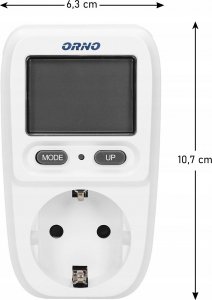 Energizer ORNO WATT METER WITH LCD DISPLAY 11