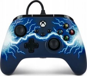 Pad PowerA PowerA XBGP0190-01, Gamepad, PC, Xbox One, Xbox One S, Xbox One X, D-pad, Home button, Menu button, Select button, Wired, USB, Black, Blue 1