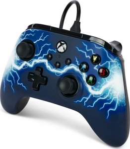 Pad PowerA PowerA XBGP0190-01, Gamepad, PC, Xbox One, Xbox One S, Xbox One X, D-pad, Home button, Menu button, Select button, Wired, USB, Black, Blue 5