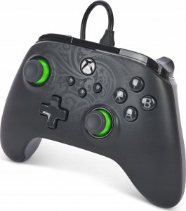 Pad PowerA PowerA XBGP0190-01, Gamepad, PC, Xbox One, Xbox One S, Xbox One X, D-pad, Home button, Menu button, Select button, Wired, USB, Black, Lime 8