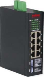Switch Roline Przemysłowy przełącznik Gigabit Ethernet ROLINE, 8 portów, zarządzany przez Internet 1