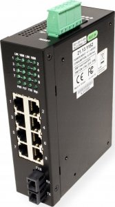 Switch Roline Przemysłowy przełącznik ROLINE 7x RJ-45, 1x SC, niezarządzalny 4