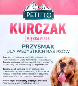 PETITTO PETITTO Miękkie piersi z kurczaka 500G 4