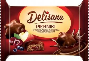 Delisana Delisana Pierniki gwiazdki w czekoladzie 200g 1