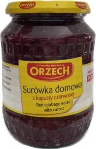 Orzech Orzech Surówka Domowa z kapusty czerwonej 630 g 1