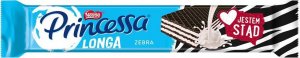 Nestle Princessa Longa Zebra Wafel przekładany kremem mlecznym 40 g 1
