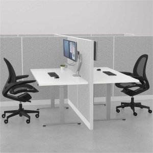 Fellowes Uchwyt biurkowy na 2 monitory do 32" Eppa z listwą (9909201) 6