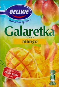 Gellwe Gellwe Galaretka smak mango 72 g 1