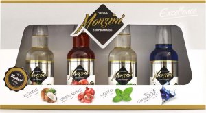 Monzini Monzini Kokos Grenadine Mojito Blue Curacao Syrop barmański 4 x 50 ml 1