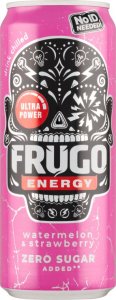 Frugo Frugo Energy Watermelon & Strawberry Gazowany napój 330 ml 1