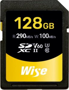 Karta Wise SDXC 128 GB Class 10 UHS-II/U3  (WI-SD-S128) 1
