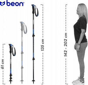 Beon Kije trekkingowe Smart Blue 8