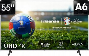 Telewizor Hisense Telewizor LED 55 cali 55A6N 1