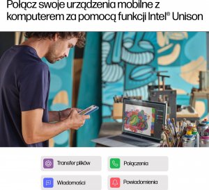 Laptop HP HP Envy Laptop 17-da0003nw Intel Core Ultra 7 155H 43,9 cm (17.3") Ekran dotykowy Full HD 32 GB DDR5-SDRAM Wi-Fi 6E (802.11ax) 11