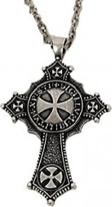 Figurka Globlreplicas Wisiorek Z Krzyżem Templariuszy (agcd/53.01) 1