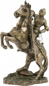 Figurka Veronese Duży Rycerz Na Koniu Z Kopią Veronese (wu73736a4) 1