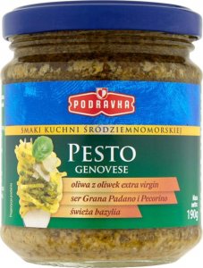 Podravka Podravka Smak kuchni śródziemnomorskiej Pesto Genovese Sos na bazie bazylii 190 g 1