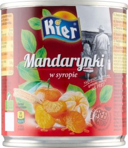 KIER Kier Mandarynki w syropie 312 g 1