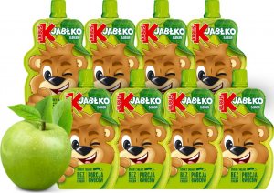 Kubuś Kubuś Mus 100% jabłko banan 100 g x 8 sztuk 1