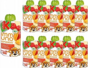 Kubuś Kubuś Immuno Odporność Mus jabłko mango marchew 100 g x 10 sztuk 1