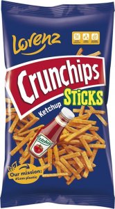 Lorenz Crunchips Sticks Chipsy ziemniaczane o smaku ketchup 70 g 1