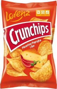 Lorenz Crunchips Chipsy ziemniaczane pikantna papryka i ser 140 g 1