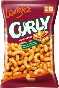 Lorenz Lorenz Curly Chrupki kukurydziane o smaku pikantnego chilli 100 g 1