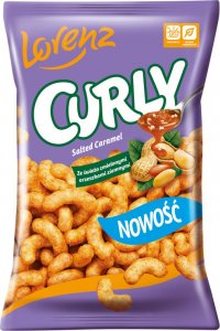 Lorenz Lorenz Curly Chrupki kukurydziane o smaku słonego karmelu 100 g 1