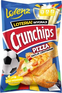 Lorenz Crunchips Chipsy ziemniaczane o smaku pizza 130 g 1