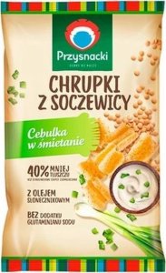 Przysnacki PRZYSNACKI Chrupki z soczewicy cebulka w śmietanie 80 g 1