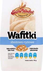 Eurowafle Eurowafel Wafitki zbożowo-ryżowe 45 g 1