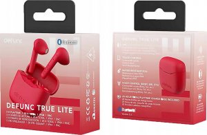 Słuchawki DeFunc DeFunc Słuchawki Bluetooth 5.3 True Lite bezprzewodowe czerwony/red 71465 4