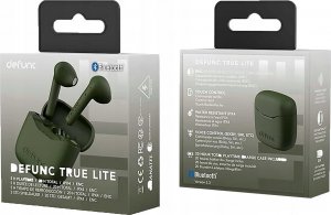Słuchawki DeFunc DeFunc Słuchawki Bluetooth 5.3 True Lite bezprzewodowe zielony/green 71468 3