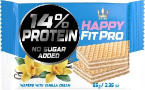 FLIS Flis Happy Fit Pro wafelek bez dodatku cukru o smaku waniliowym 95 g 1